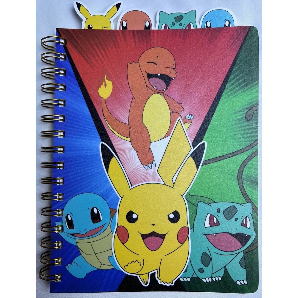 Pokemon Spiral Notebook Journal